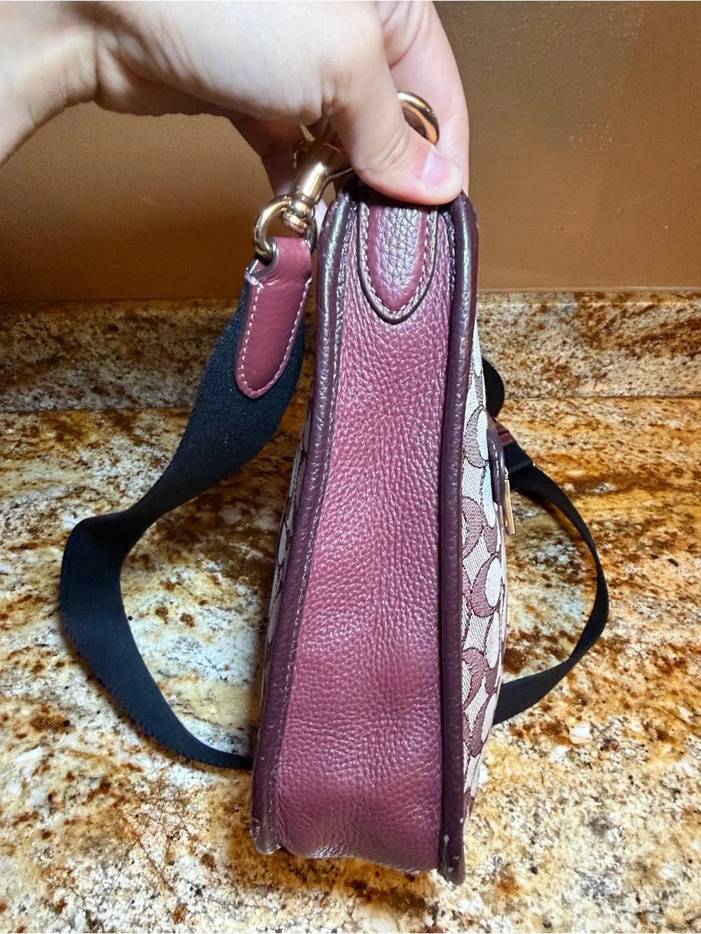Coach Dempsey File Bag in Signature Jacquard with Varsity Stripe & Patch